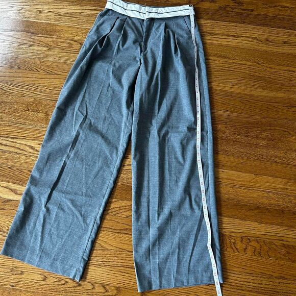 Grey dress pants/ Stradivarius Women's Grey Trousers - Picture 2 of 8